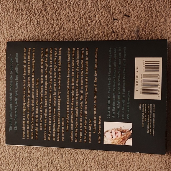 Verity by Colleen Hoover - Picture 2 of 2